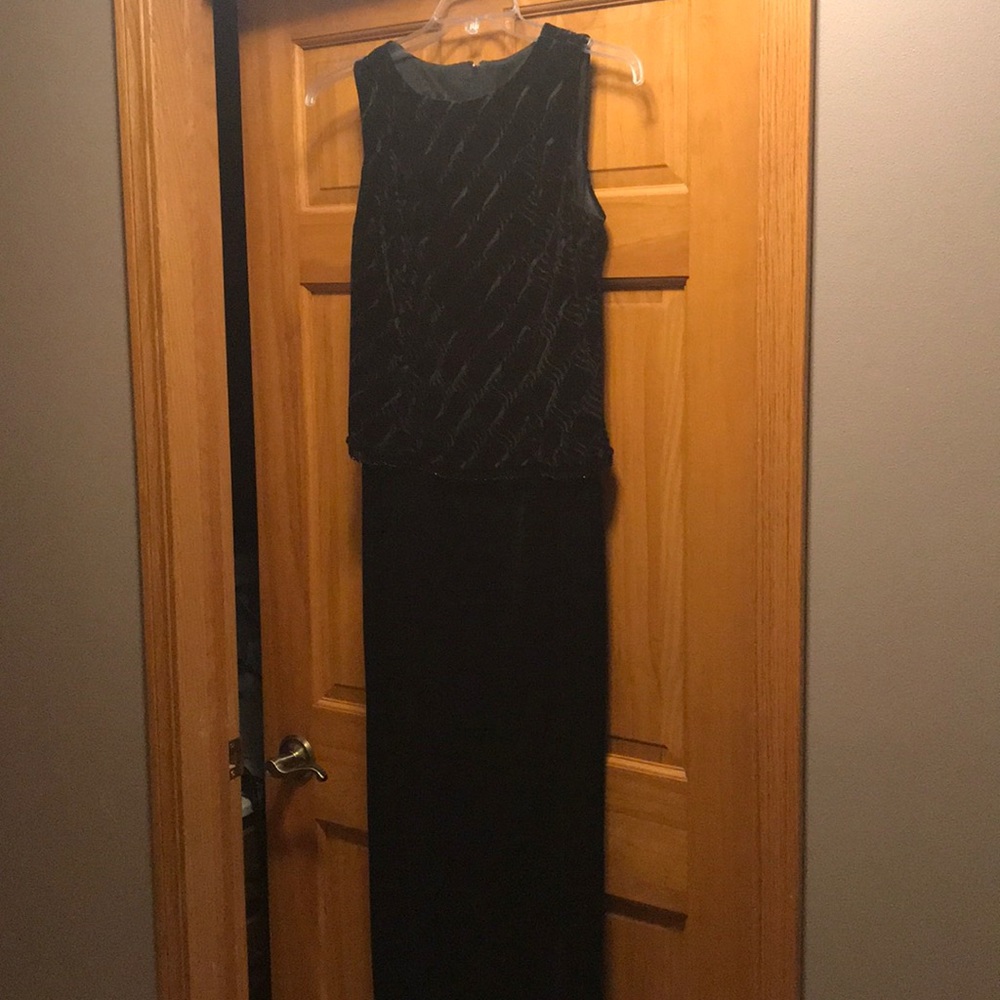 Black evening dress